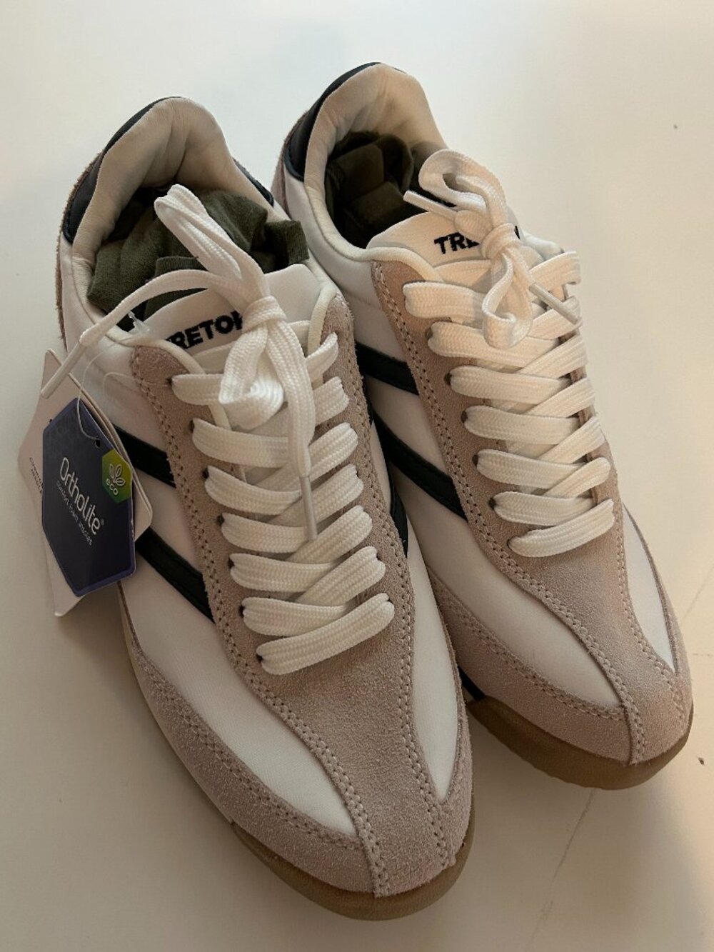 Tretorn Rawlins Women’s Sneakers Size 7M White/Black NWT